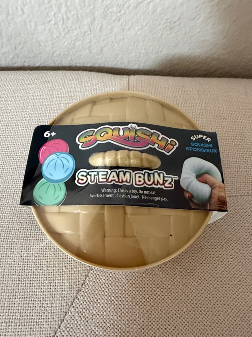 Rare New mystery dumpling Squishy Toy unopened - pink